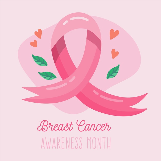 Breast cancer awareness month concept