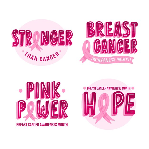 Breast Cancer Awareness Month Labels