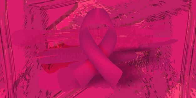 Breast Cancer October Awareness Month Campaign Background