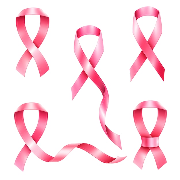 Breast Cancer Ribbons Set