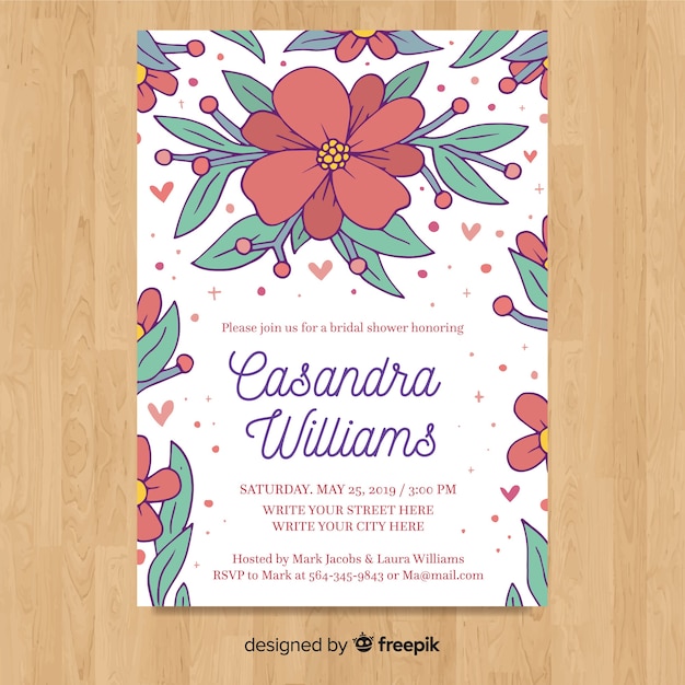 Bridal shower invitation