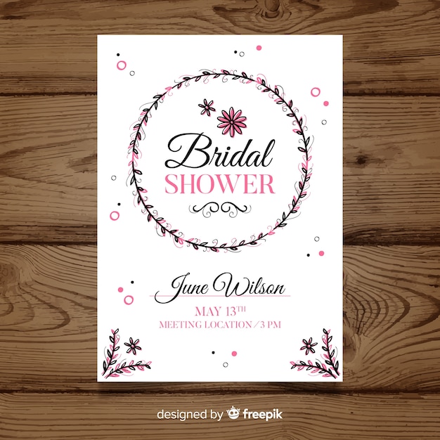 Bridal shower invitation