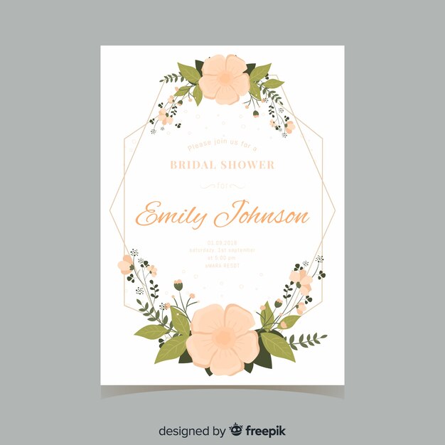 Bridal shower invitation