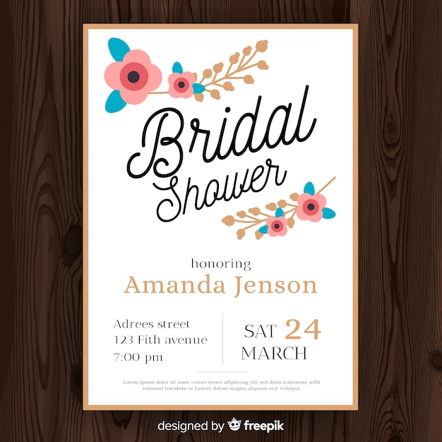 Bridal shower invitation