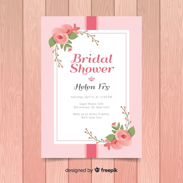 Bridal shower invitation