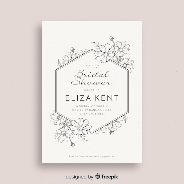 Bridal shower invitation