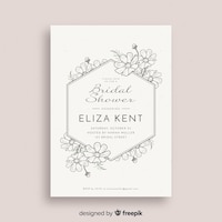 Bridal shower invitation