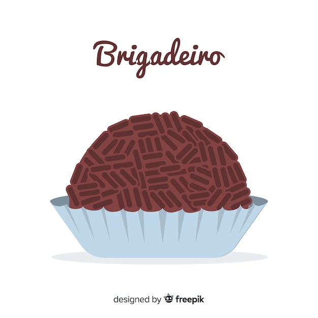 Бесплатное векторное изображение brigadeiro