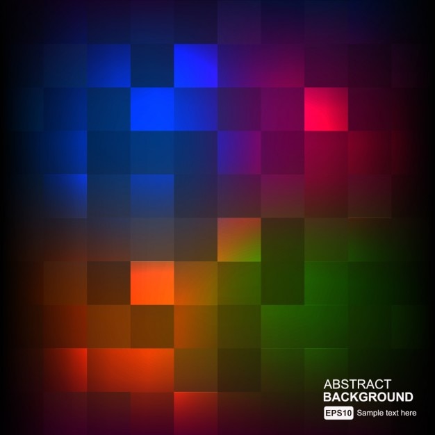 Free Vector bright abstract background with pixels