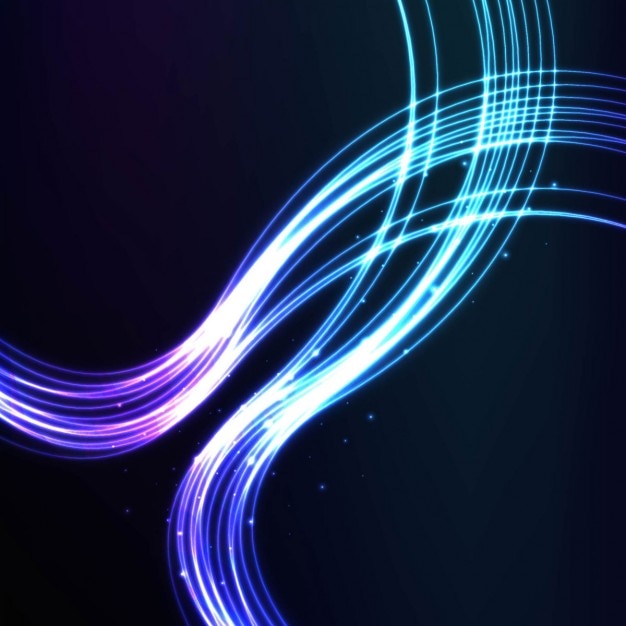 Free vector bright background with waves