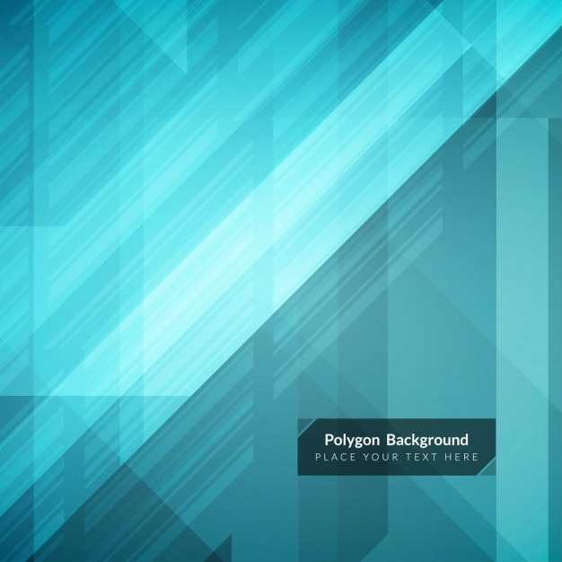 Bright blue background with geometric shapes