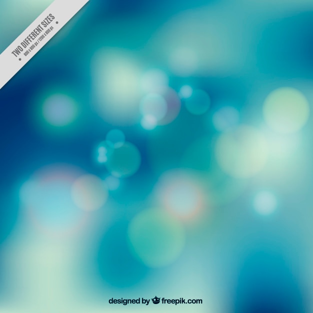 Free vector bright blue bokeh background