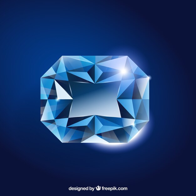 Bright blue gemstone background