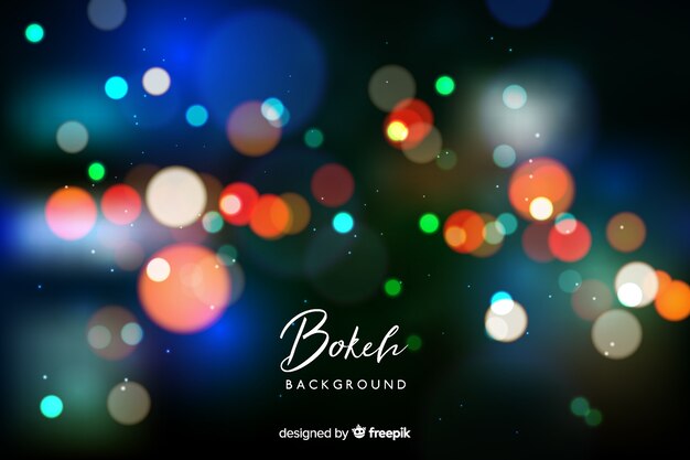 Bright bokeh background