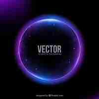 Free vector bright circle background