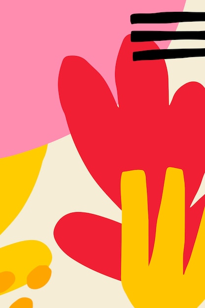 Vettore gratuito vettore di poster con motivi floreali luminosi e colorati