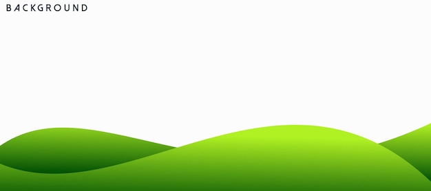Бесплатное векторное изображение Яркий градиентный фон зеленого цвета