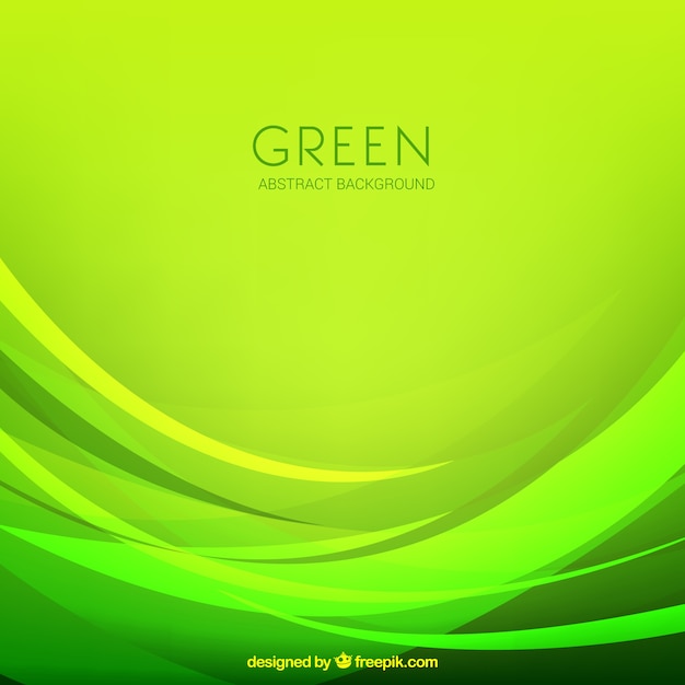 Free vector bright green abstract background