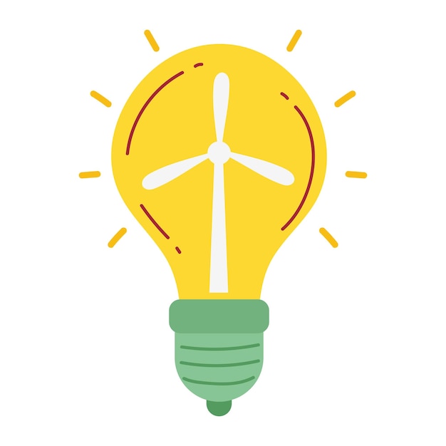 Free vector bright ideas for efficient power supply solutions icon