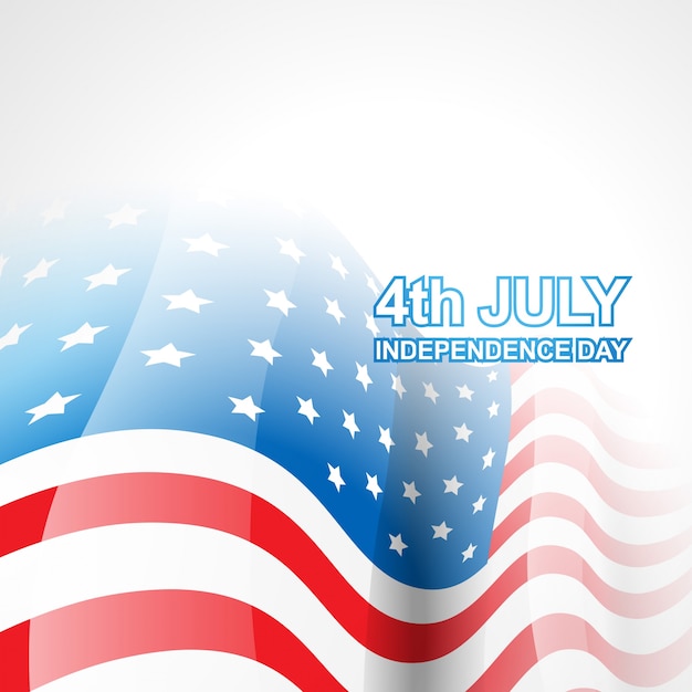 Bright independence day design