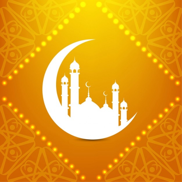 Free vector bright islamic background design