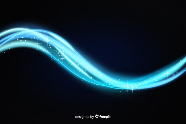 Bright light wave effect