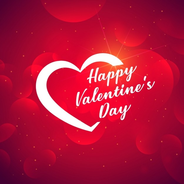 Bright red background for valentine