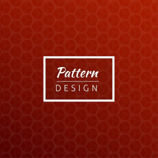 Bright red geometric pattern