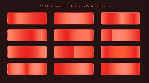 Bright red shiny gradients background