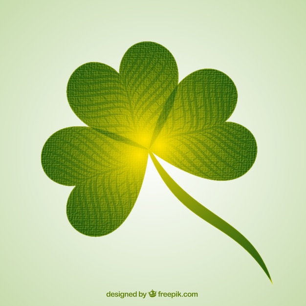 Free vector bright shamrock