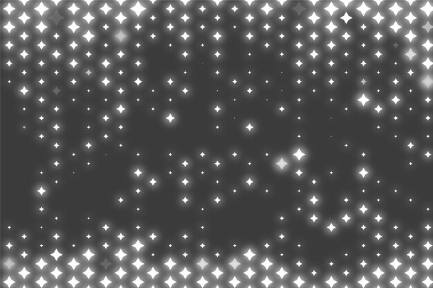 Bright stars flat background