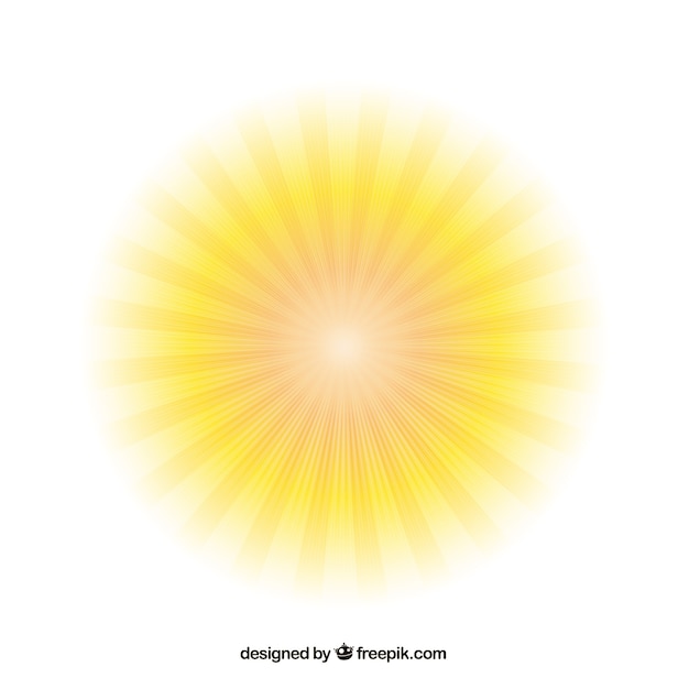 Sun Yellow Icon On White Background Stock Vector (Royalty Free) 1908740776