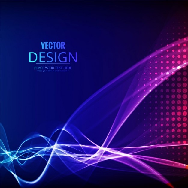 Bright Wave Background: Free Downloadable Vector Template