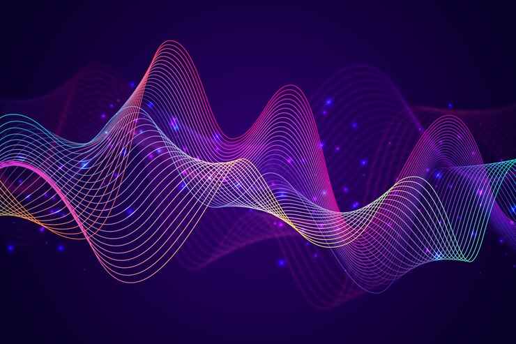 Free Vector bright wavy background