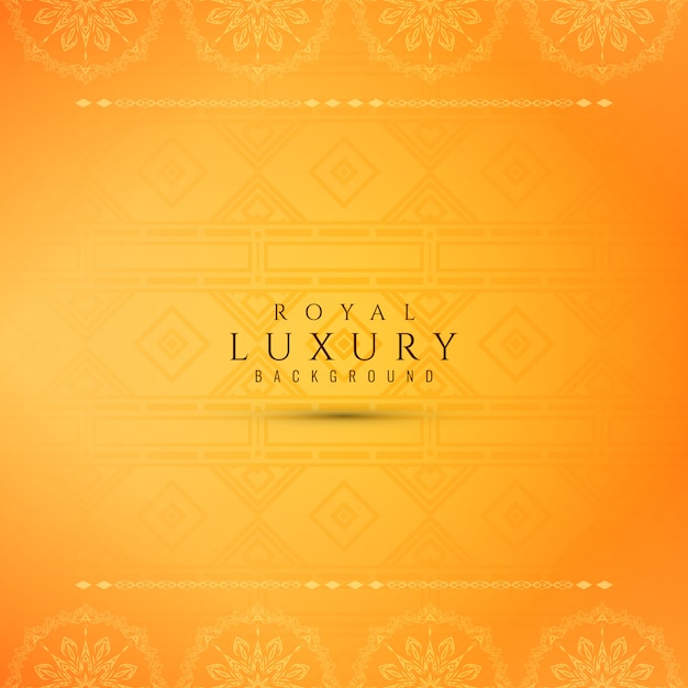 Free vector bright yellow luxury elegant background