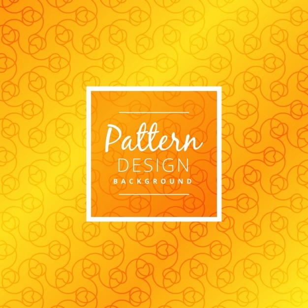 Free vector bright yellow pattern with shapes
