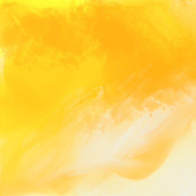 Free vector bright yellow watercolor texture background