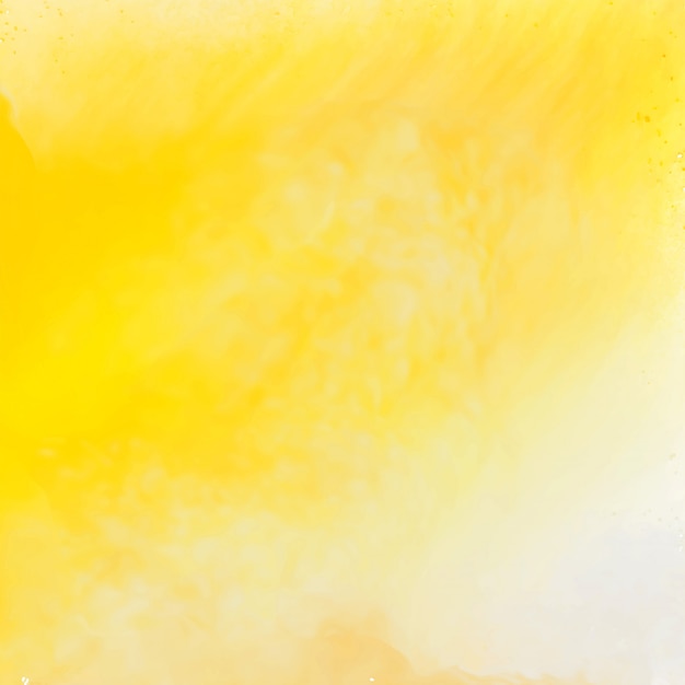 Free vector bright yellow watercolor texture background