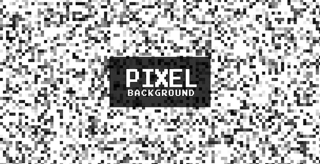 Free vector broadcasting no signal pixel black and white background