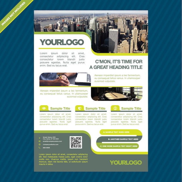 Brochure template design