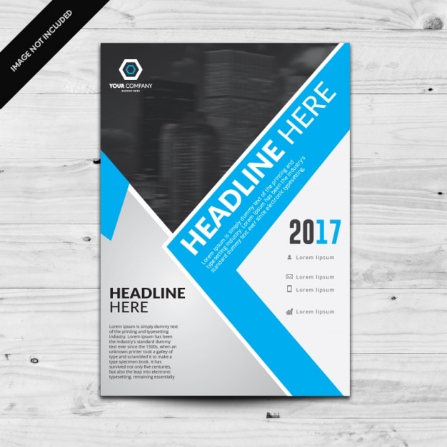 Vettore gratuito il design modello di brochure