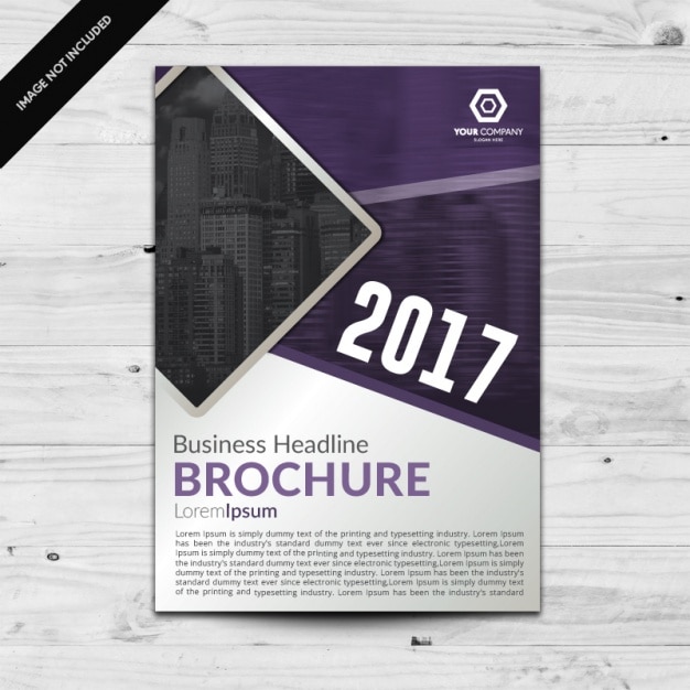 Il design modello di brochure