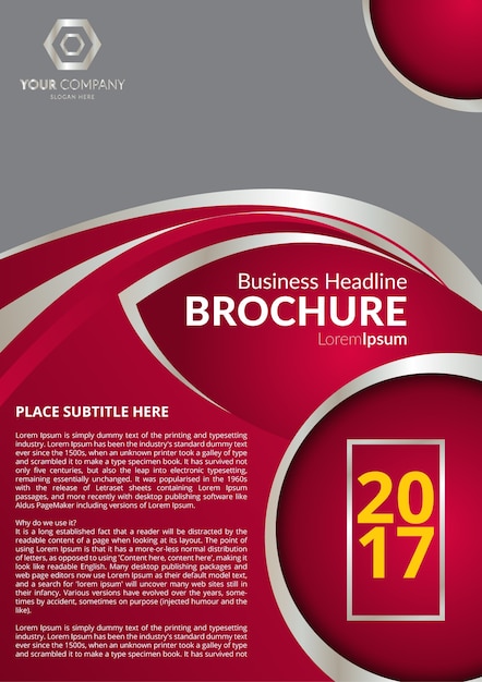 Brochure template design