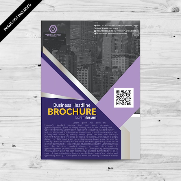 Brochure template design