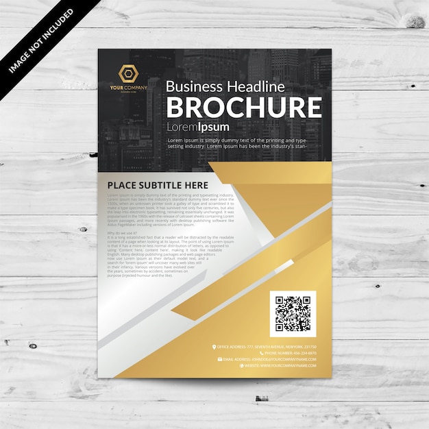 Brochure template design