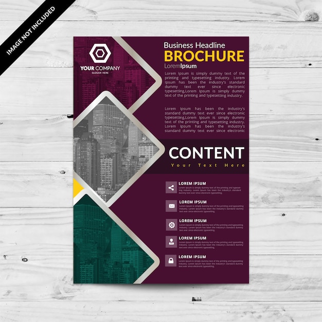 Brochure template design