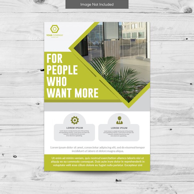 Brochure template design