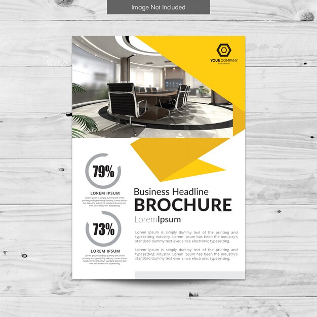 Brochure template design