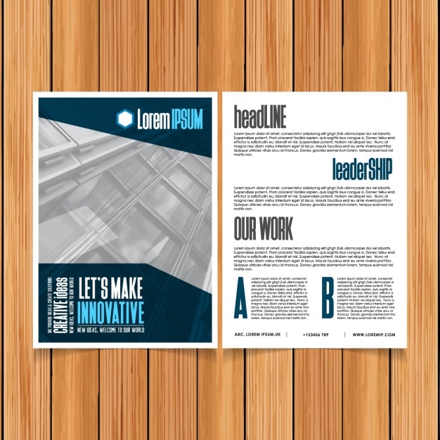 Brochure template design