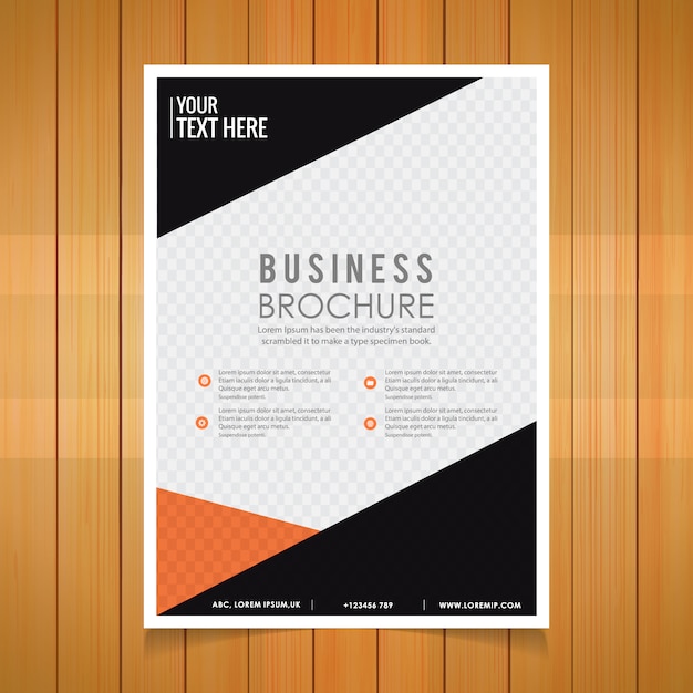 Brochure template design